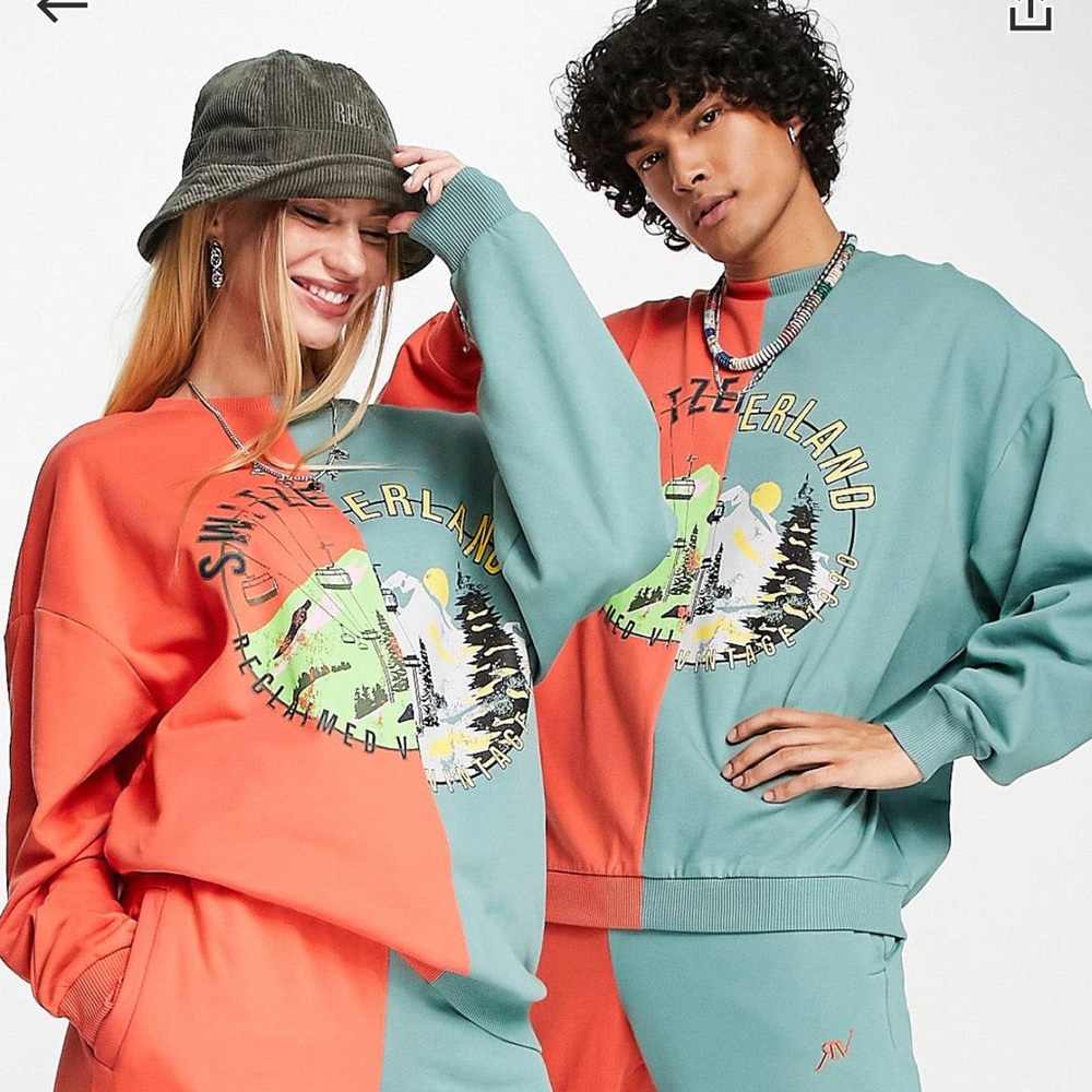 Reclaimed vintage unisex sweatshirt